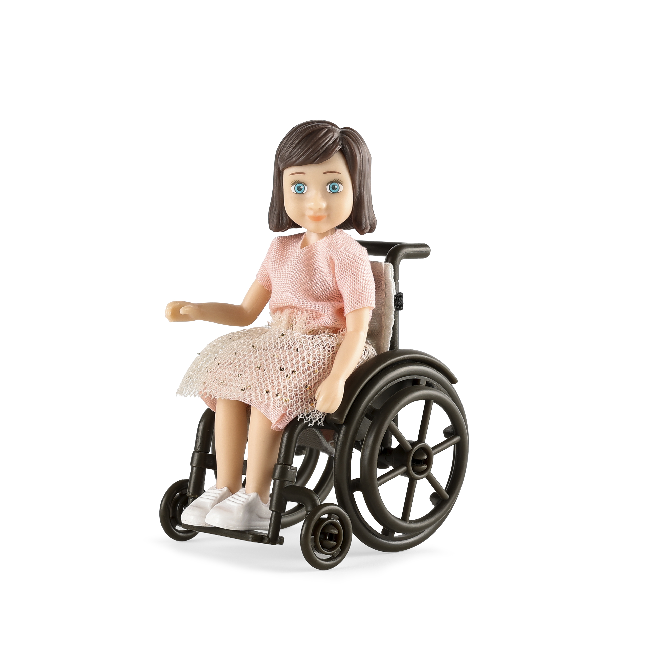 Lundby lundby	dukke til dukkehus	med rullestol